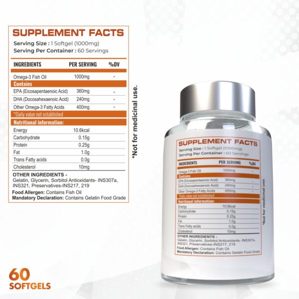 Natural Omega-3 Softgel - Image 2