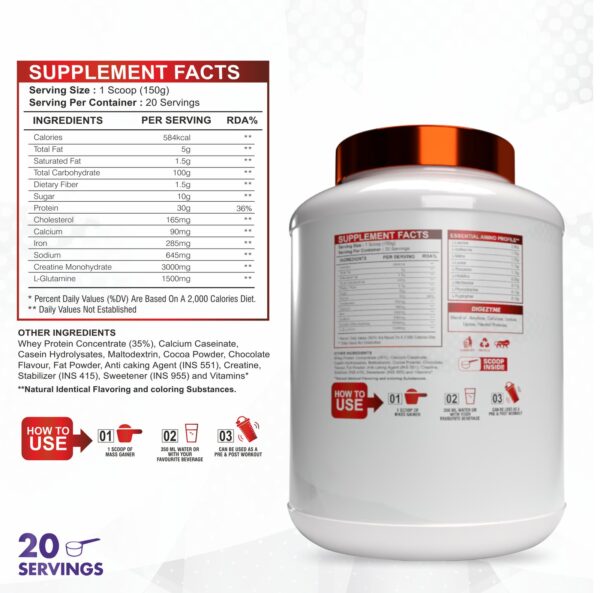 Hardcore Mass Gainer - Image 3