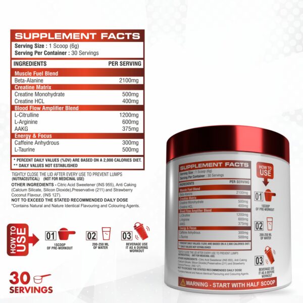 Furious Dragon Preworkout 180g - Image 5