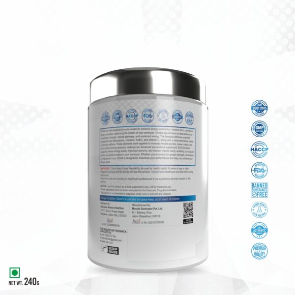BCAA + Glutamine 240g - Image 6